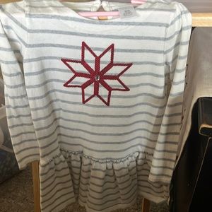 Gymboree Girls Snowflake Dress Size 6